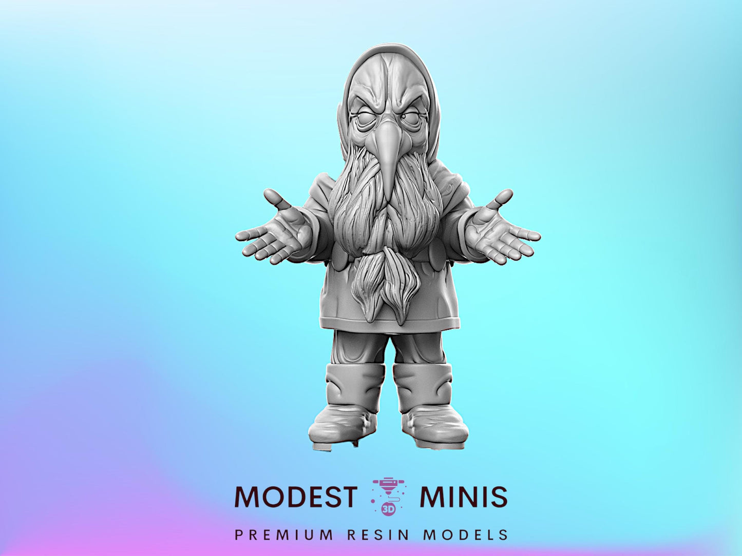 LOTR Dalin Dwarf - 32mm Scale DnD Miniature | Dungeons and Dragons | Classic JRPG Mini - RN Estudio