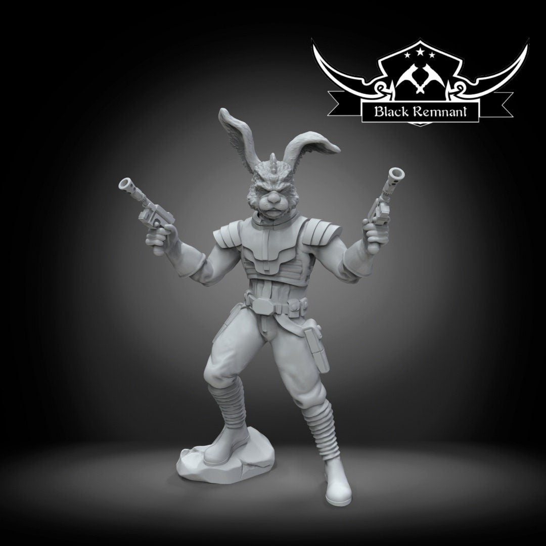 Green Rabbit - 28mm - 40mm Scale | DnD | Star Wars Legion Mini