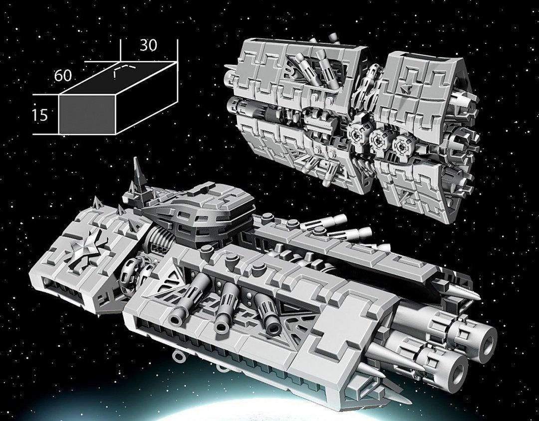 Barony Flagship - Twilight Imperium | Fleetscale | Starfinder | Billion Suns | Starmada | Firefly | Terra Conflict