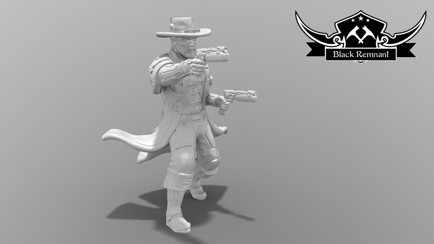 Space Cowboy Leader - 28mm - 40mm Scale | Star Wars Legion Mini