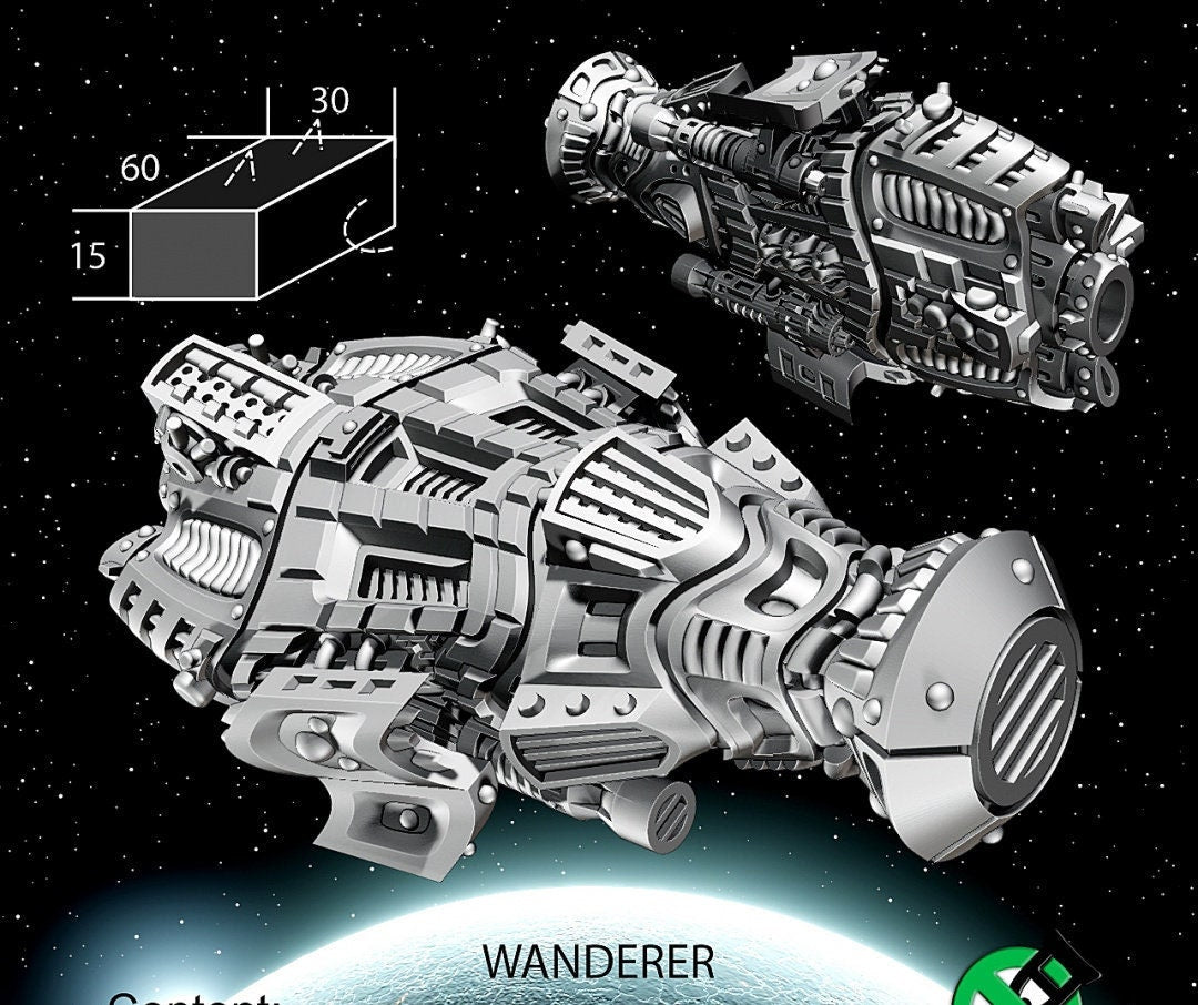 Wanderer Flagship - Twilight Imperium | Fleetscale | Starfinder | Billion Suns | Starmada | Firefly | Terra Conflict