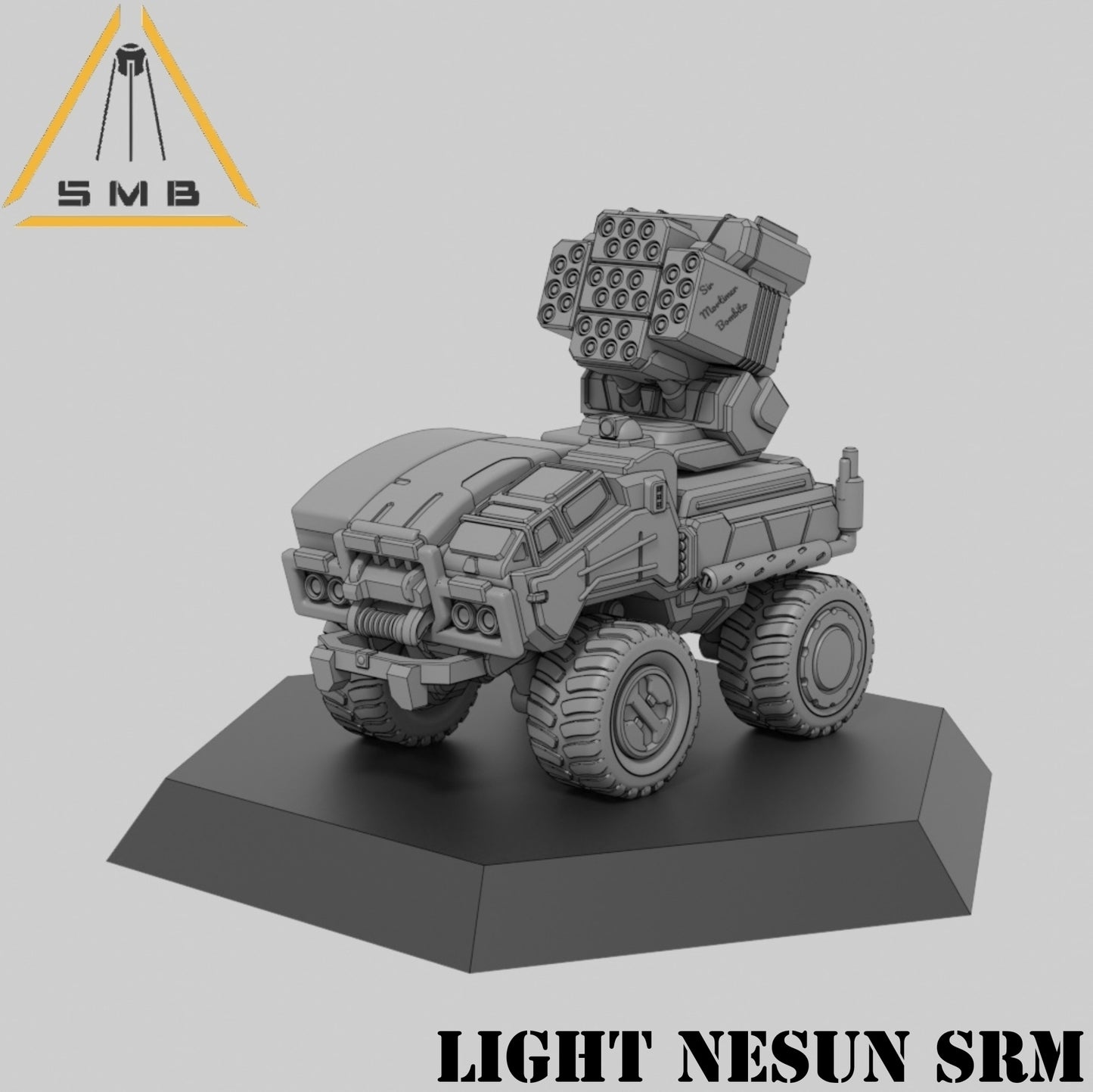 Light Nesun SRM | 1:265 | 285 | 6mm Battletech Scale | Sir Mortimer
