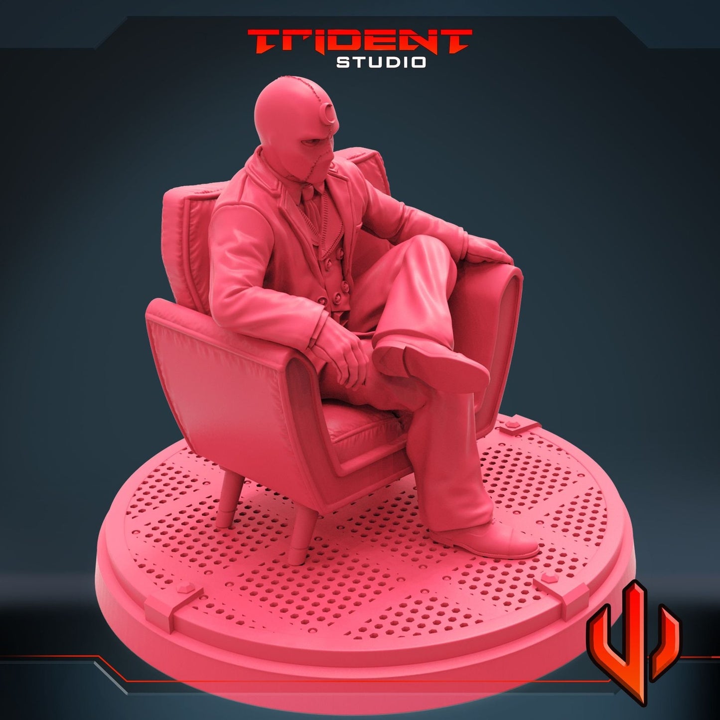 Half Moon B - 40mm Miniature | Crisis Protocol Proxy | Trident