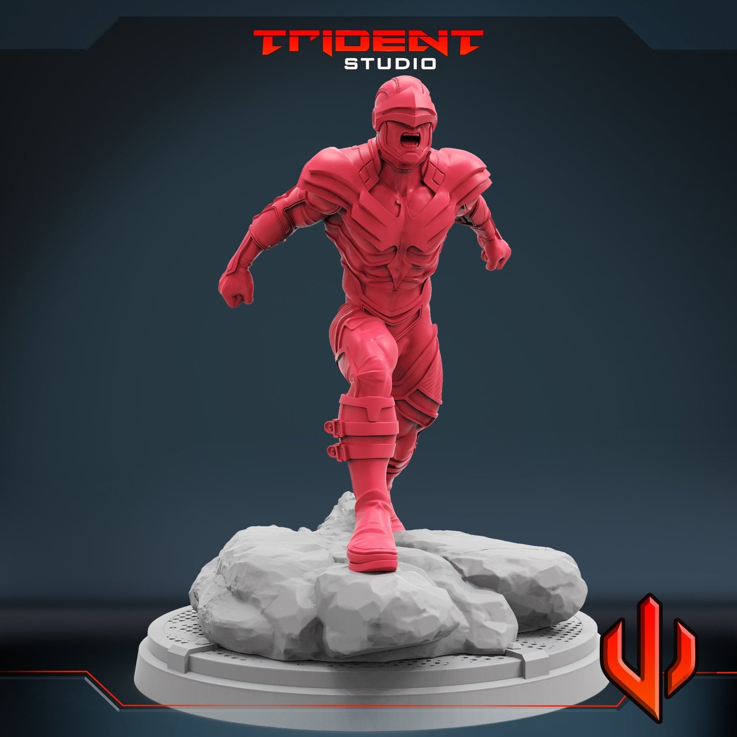 Phoenix Boyscout - Cyclops 40mm Miniature | Crisis Protocol Proxy | Trident