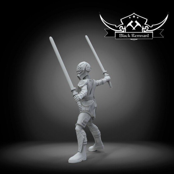 Dark Sister Bounty Hunter - 28mm - 40mm Scale | Star Wars Legion Mini
