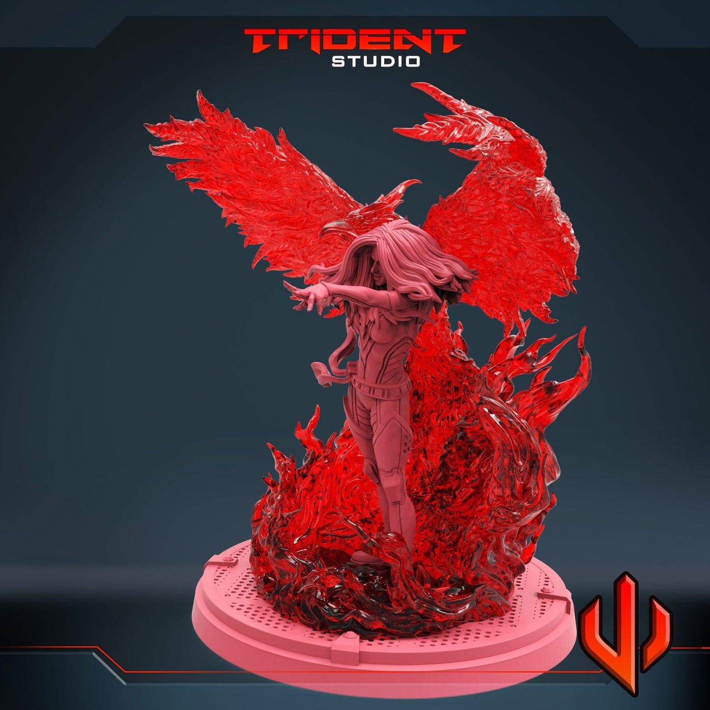 Hot Momma A Phoenix - 40mm Miniature | Crisis Protocol Proxy | Trident