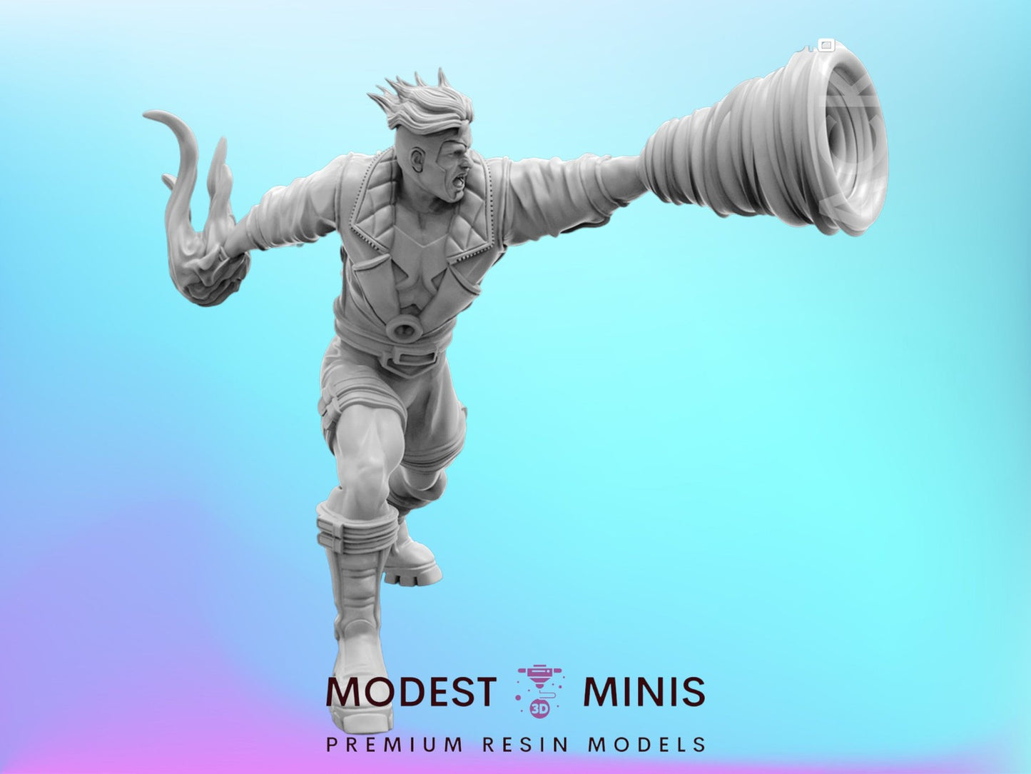 Plasma Hands Havoc - 40mm Miniature | Crisis Protocol Proxy | Trident