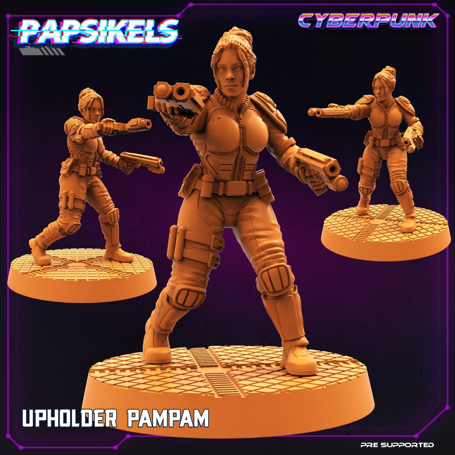 Cyberpunk Upholder Pampam - 32mm Scale Alien Miniature | Batang City | Papsikels