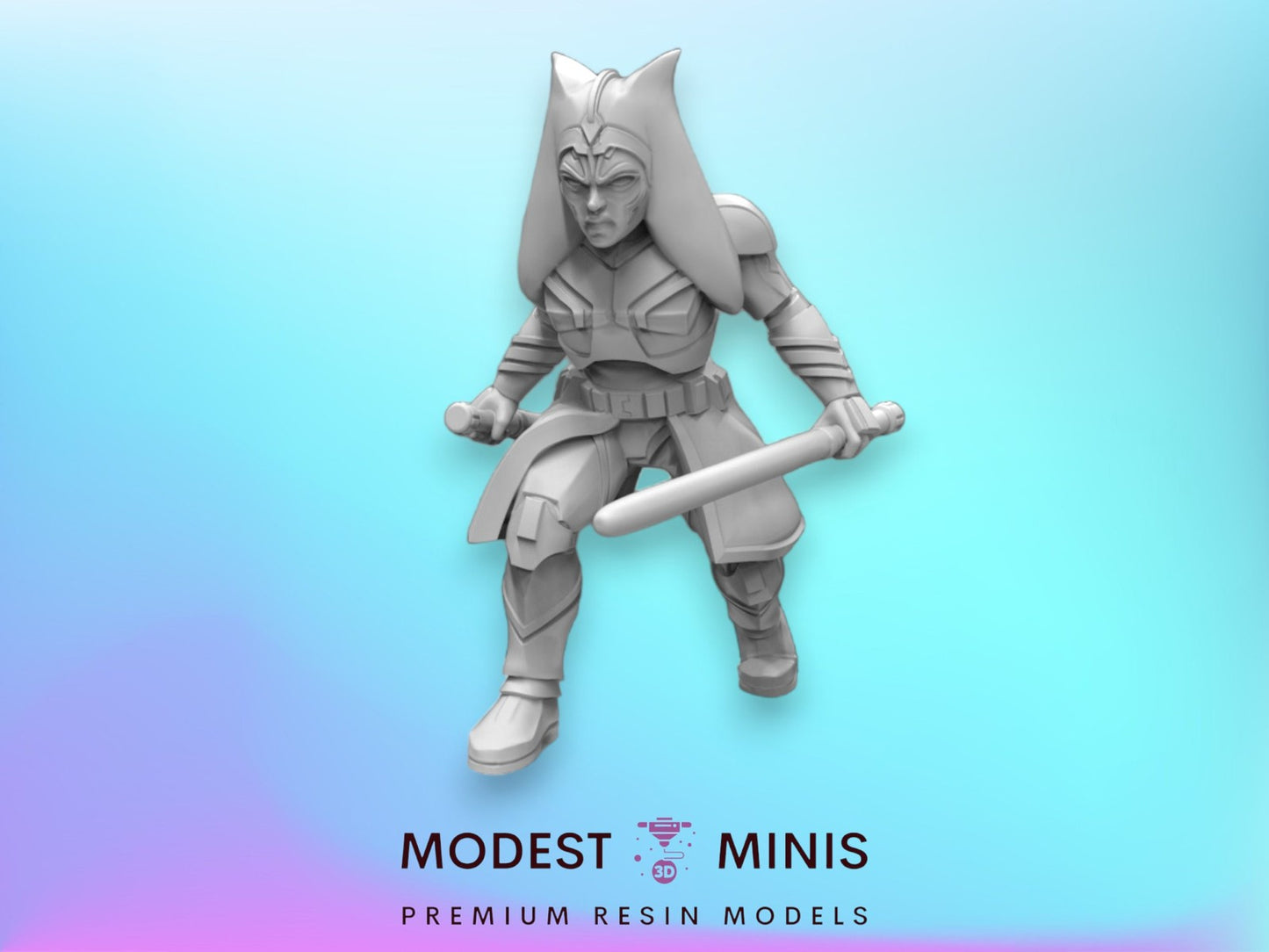 Snips Genetic Soldier - 28mm - 40mm Scale Black Remnant Star Wars Legion Mini