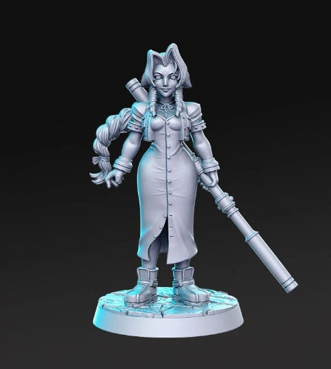 Eria Flower Girl - 32mm Scale DnD Miniature | Dungeons and Dragons | JRPG Mini - RN Estudio