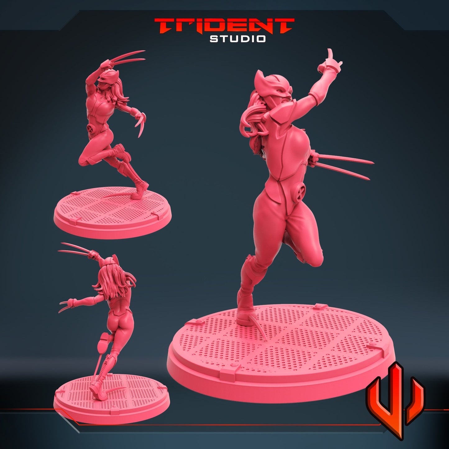 Feral Child B - X23 40mm Miniature | Crisis Protocol Proxy | Trident
