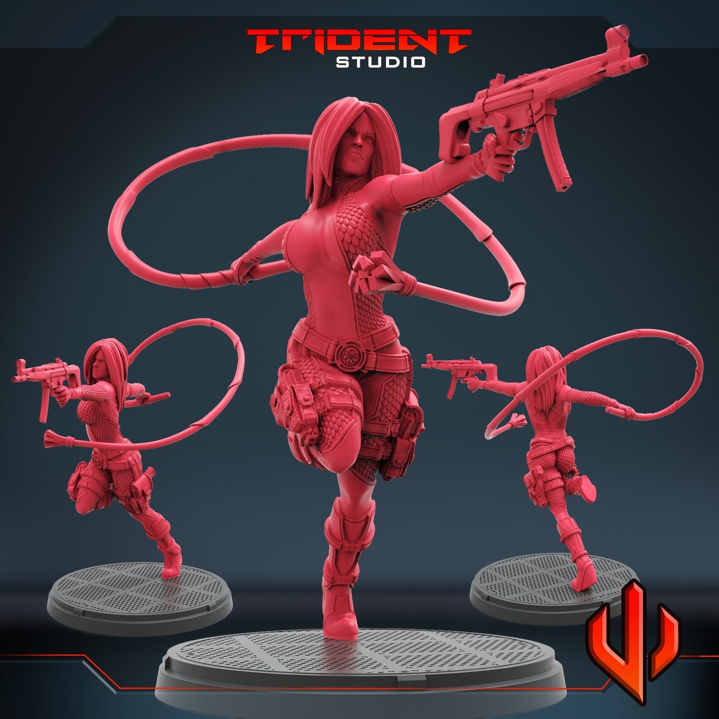 Vyper A - 40mm Miniature | Crisis Protocol Proxy | Trident