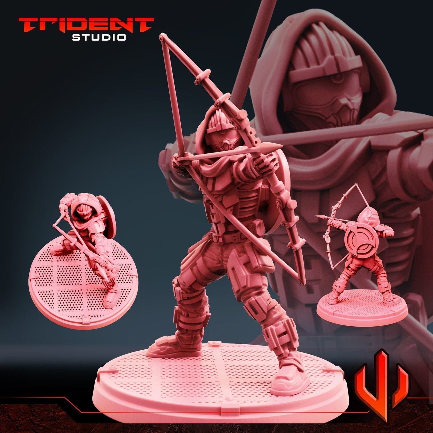 Mimic Master ALT Taskmaster - 40mm Miniature | Crisis Protocol Proxy | Trident