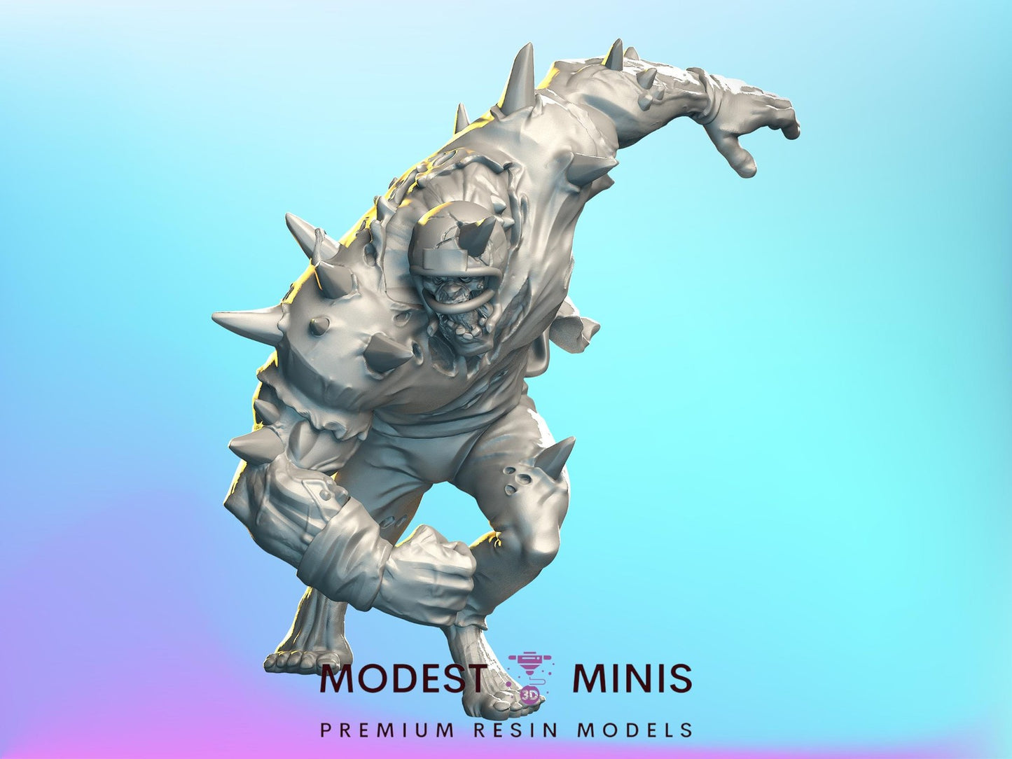 Zombie Football Abomination | 28mm - 100mm Scale Resin Mini | Zombicide | Vaultz