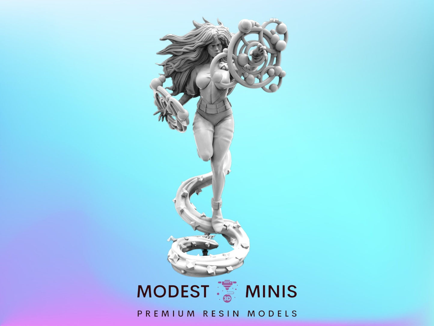 Green Magnet Master Polaris - 40mm Miniature | Crisis Protocol Proxy | Trident