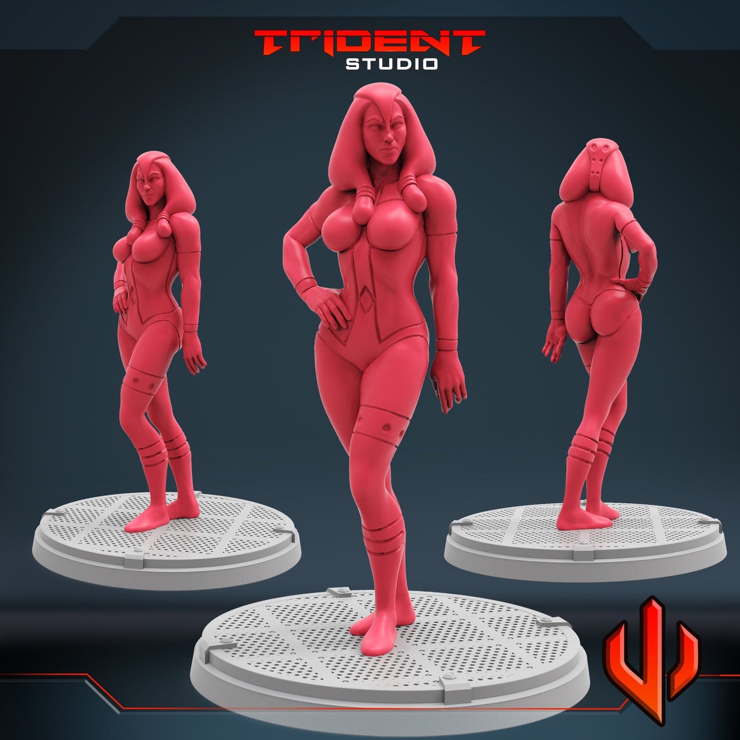 Metal Bride - 40mm Miniature | Crisis Protocol Proxy | Trident