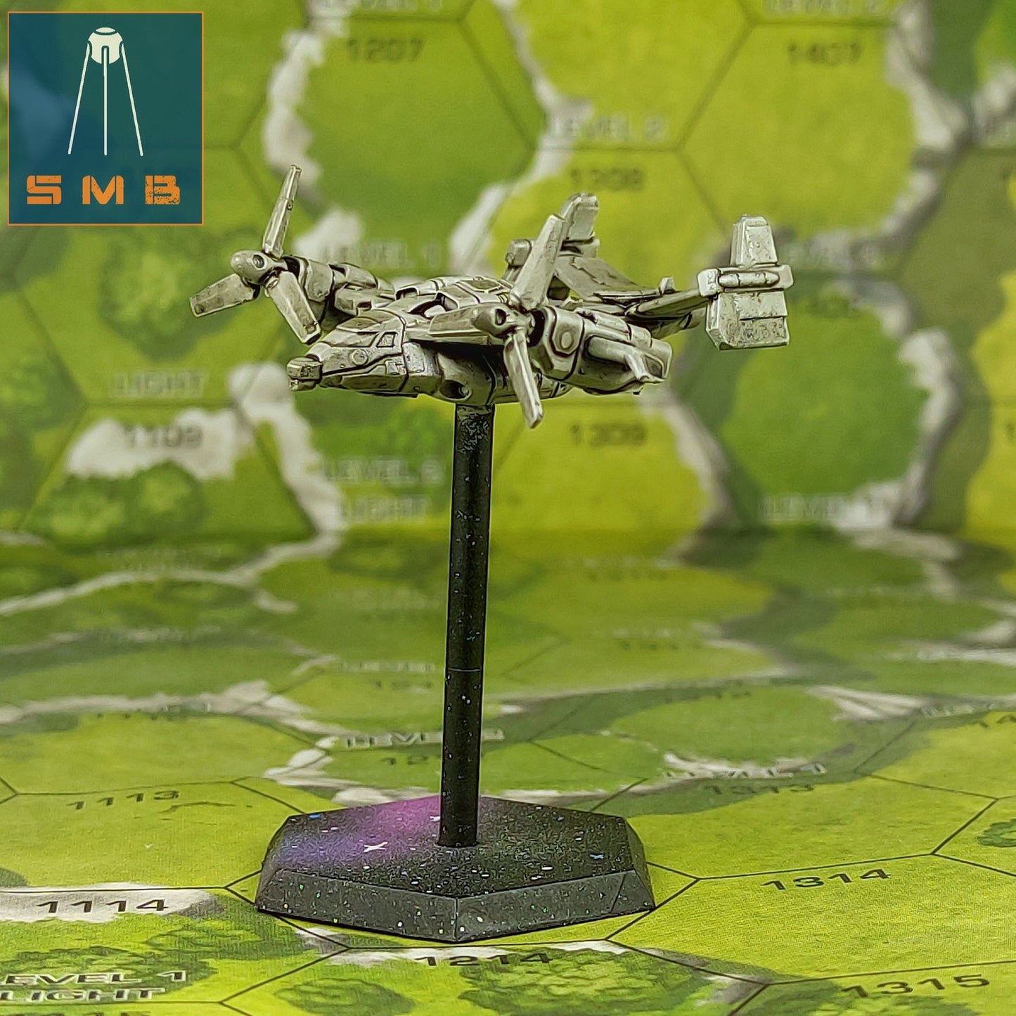 Karnvtol Plane Aerospace | 1:265 | 6mm Battletech Scale | Mecha | Sir Mortimer