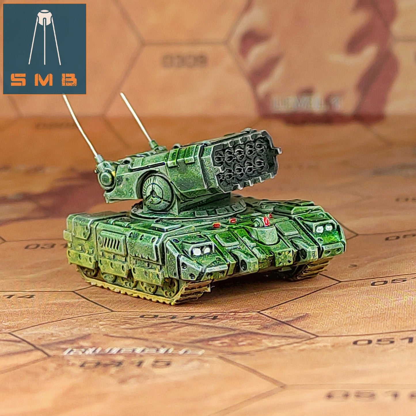 Nesun Raket Missile Carrier Tank | 1:265 | 6mm Battletech Scale | Mecha | Sir Mortimer