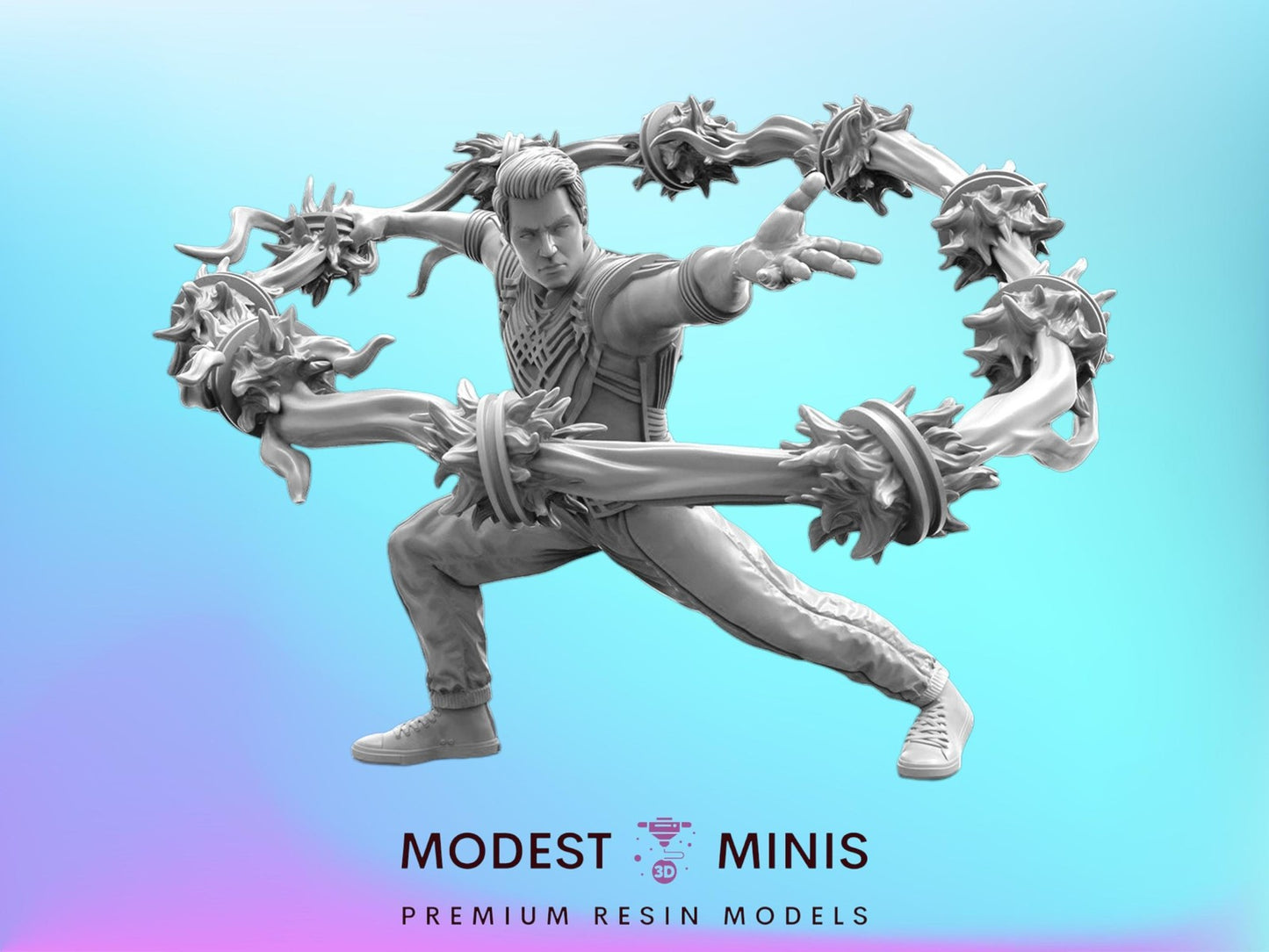 Ten Rings - 40mm Miniature | Crisis Protocol Proxy | Trident