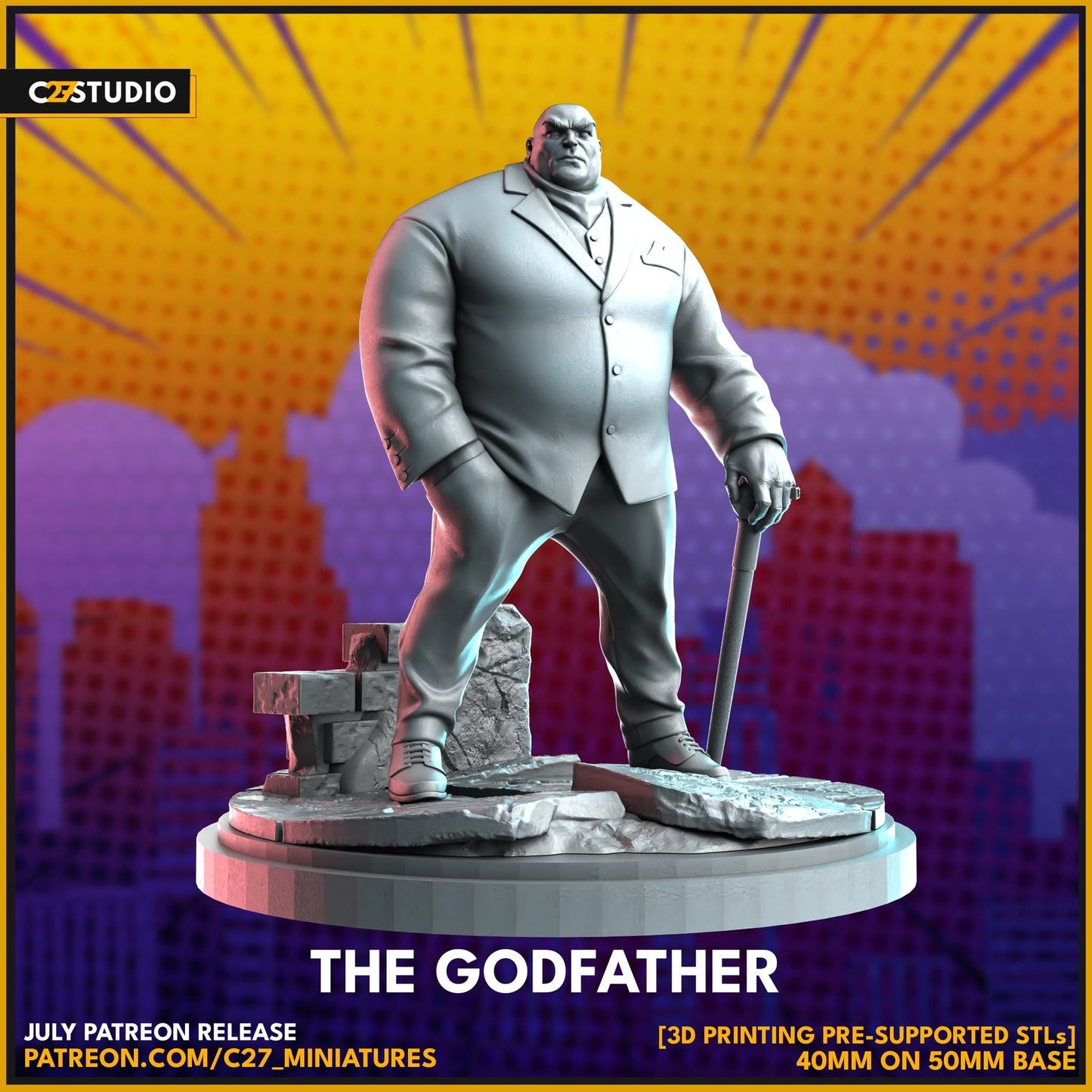 Godfather - 32mm - 40mm Mini | Crisis Protocol Proxy | C27