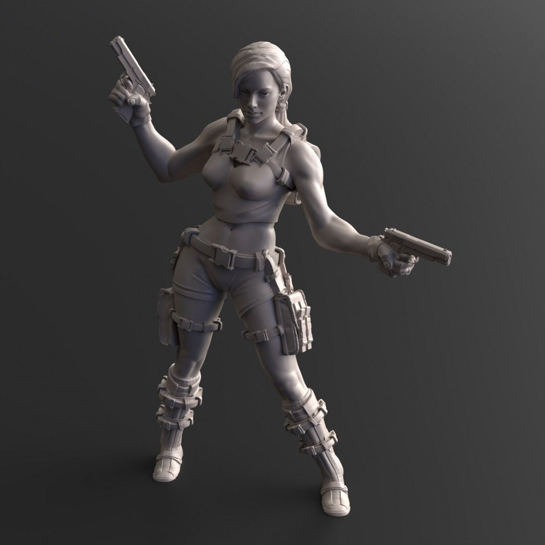Survivor Lindsey | 28mm - 100mm Scale Resin Mini | Zombicide | Vaultz