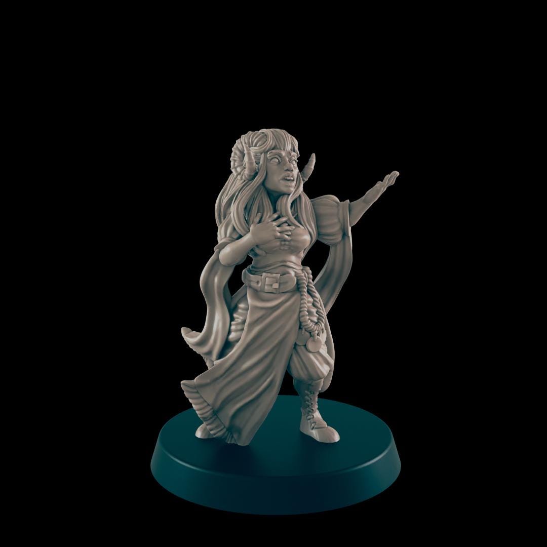 Demonkin | 25mm - 100mm Scale | DnD | EC3D Fantasy Mini | Everyday Folk