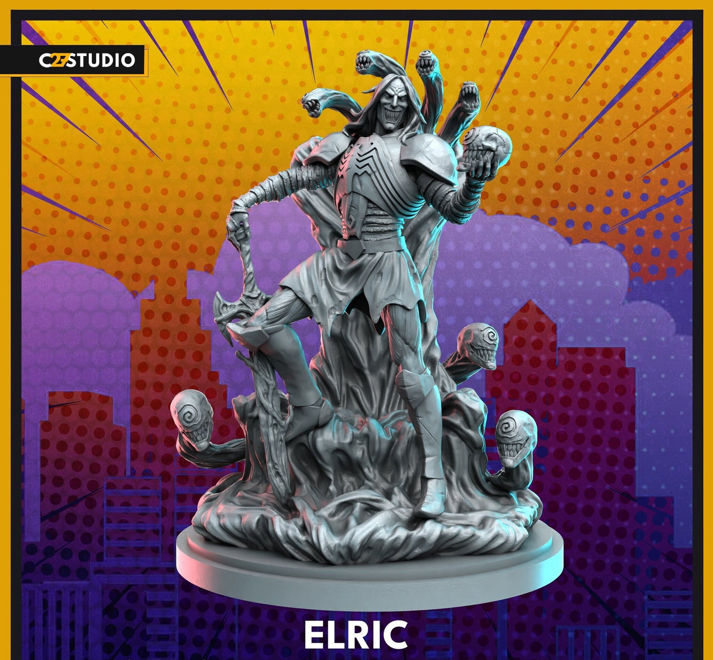 Elric - 32mm - 40mm Mini | Crisis Protocol Proxy | C27