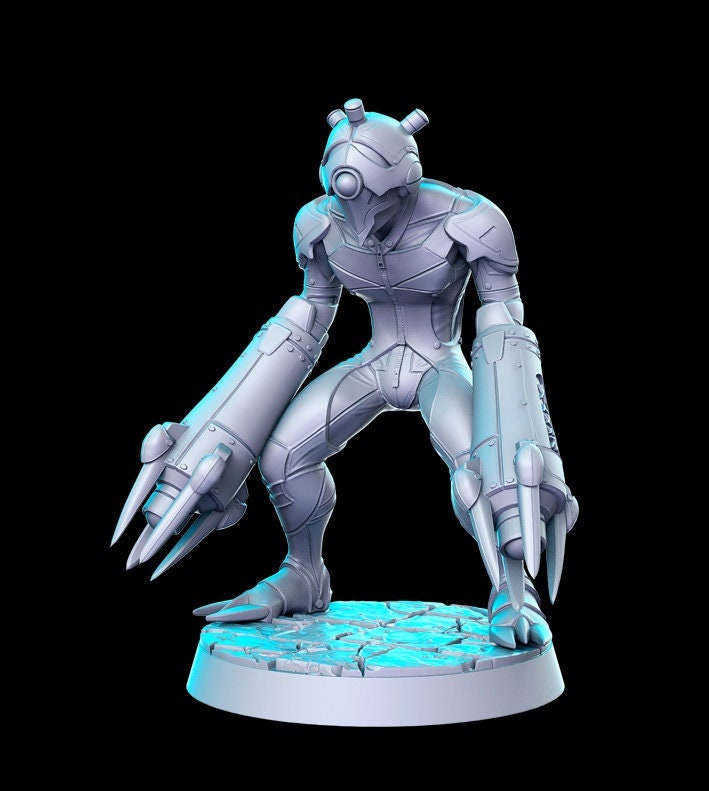 JRPG Fighter - 32mm Scale DnD Miniature | Dungeons and Dragons | JRPG Mini - RN Estudio