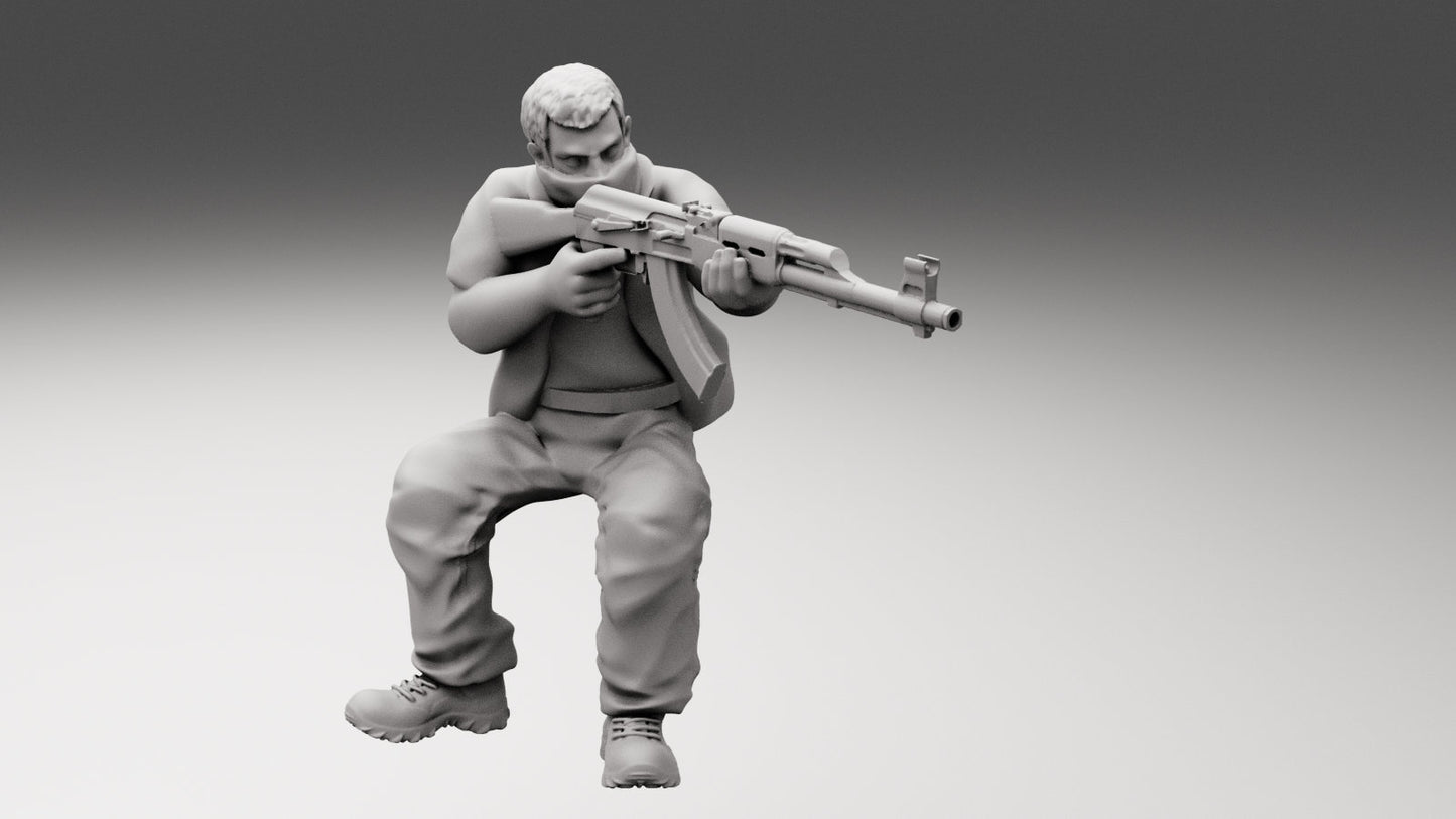 Biker Gang Set - 28mm Scale Resin Military Miniature | Zona Alfa | Spectre Ops Mini