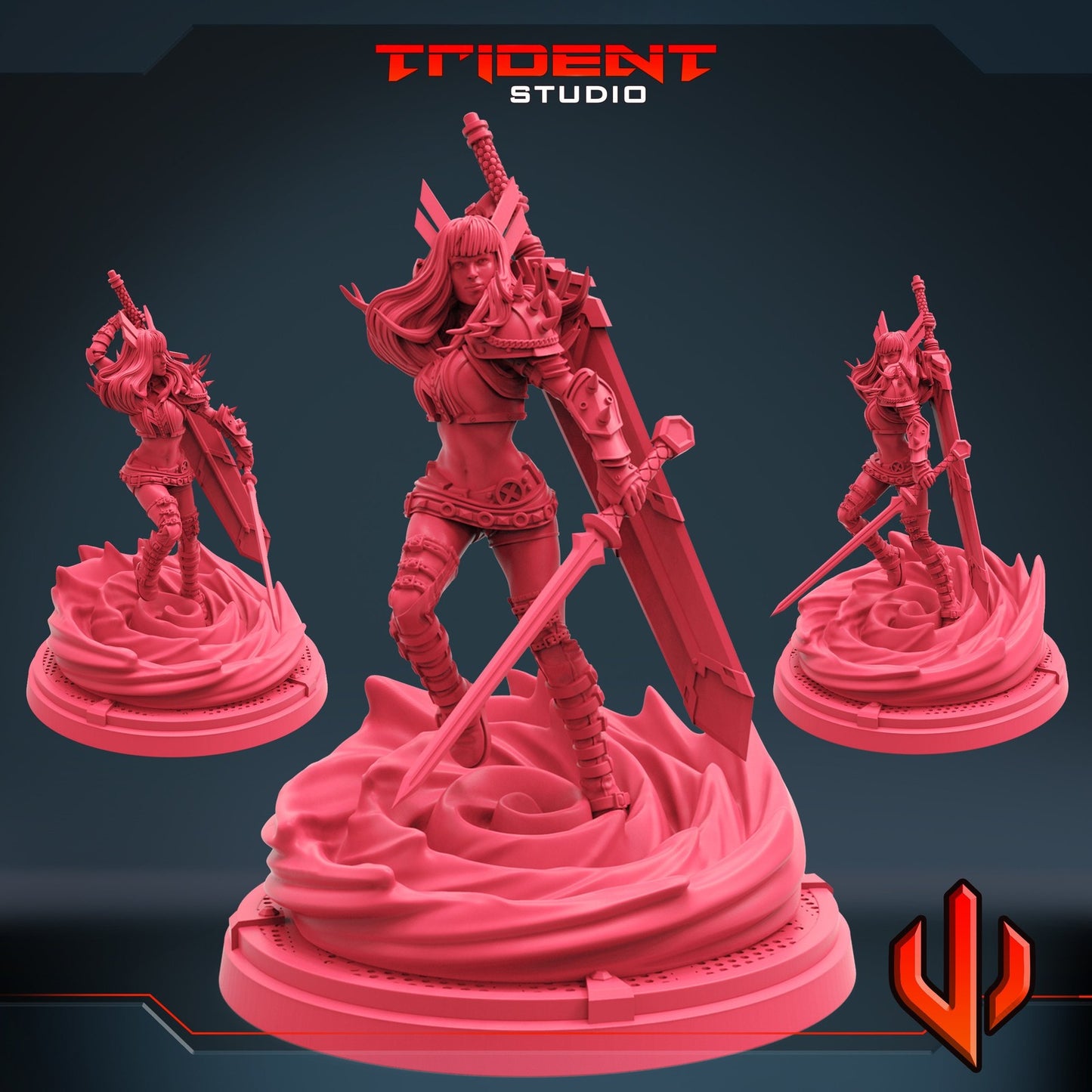 Sorceress Supreme Magik - 40mm Miniature | Crisis Protocol Proxy | Trident
