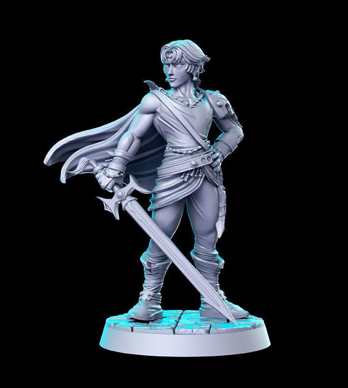 Bart - 32mm Scale DnD Miniature | Dungeons and Dragons | JRPG Mini - RN Estudio