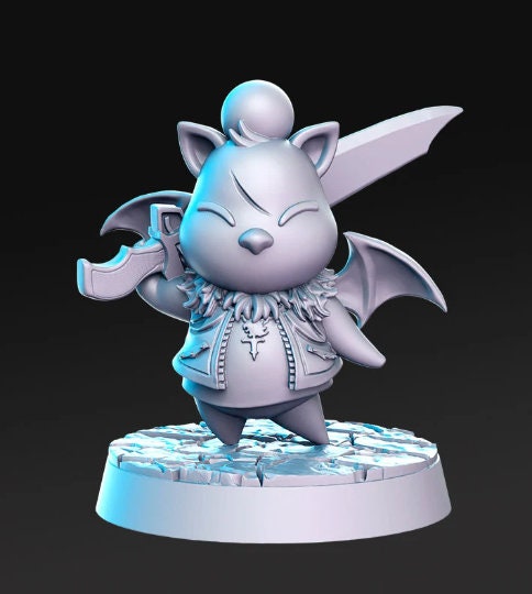 Moog Warrior - 32mm Scale DnD Miniature | Dungeons and Dragons | JRPG Mini - RN Estudio