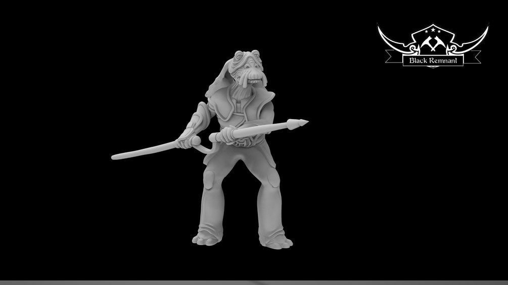 Aquatic Alien General - 28mm - 40mm Scale | Star Wars Legion Mini