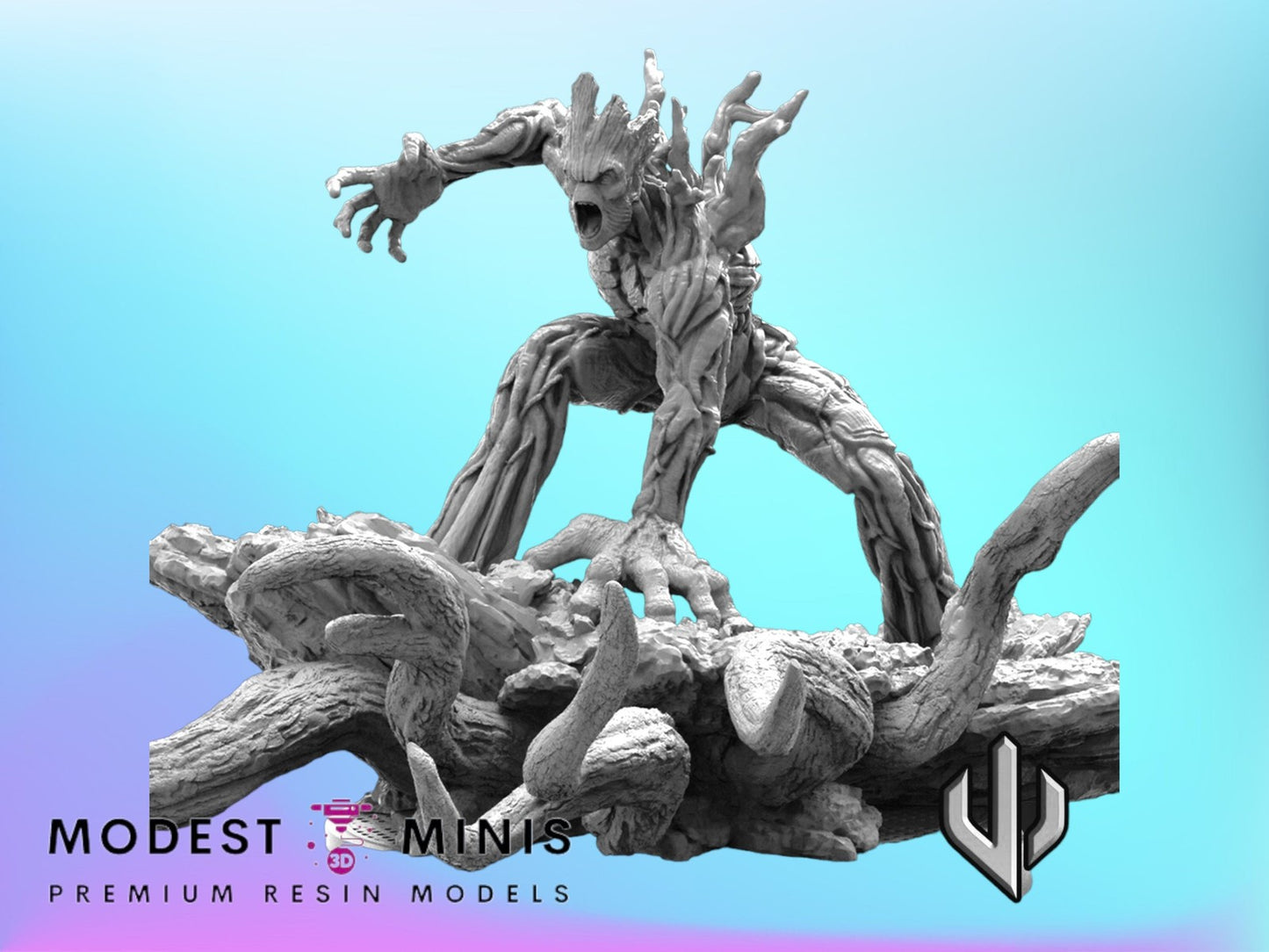 Trident I Am A - Groot 40mm Miniature | Crisis Protocol Proxy | Trident