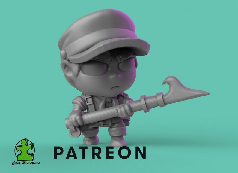 Chibi Sailor - 28mm - 54mm Scale