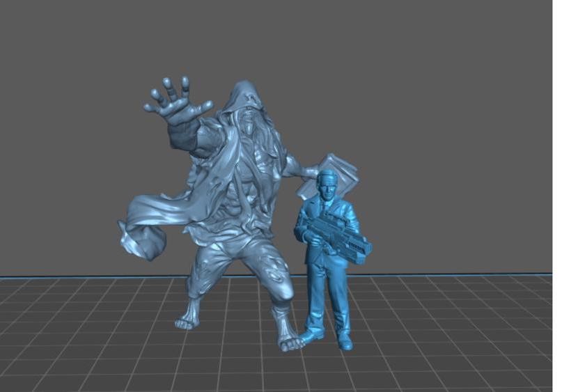 Zombie DnD Group | 28mm - 100mm Scale Resin Mini | Zombicide | Vaultz