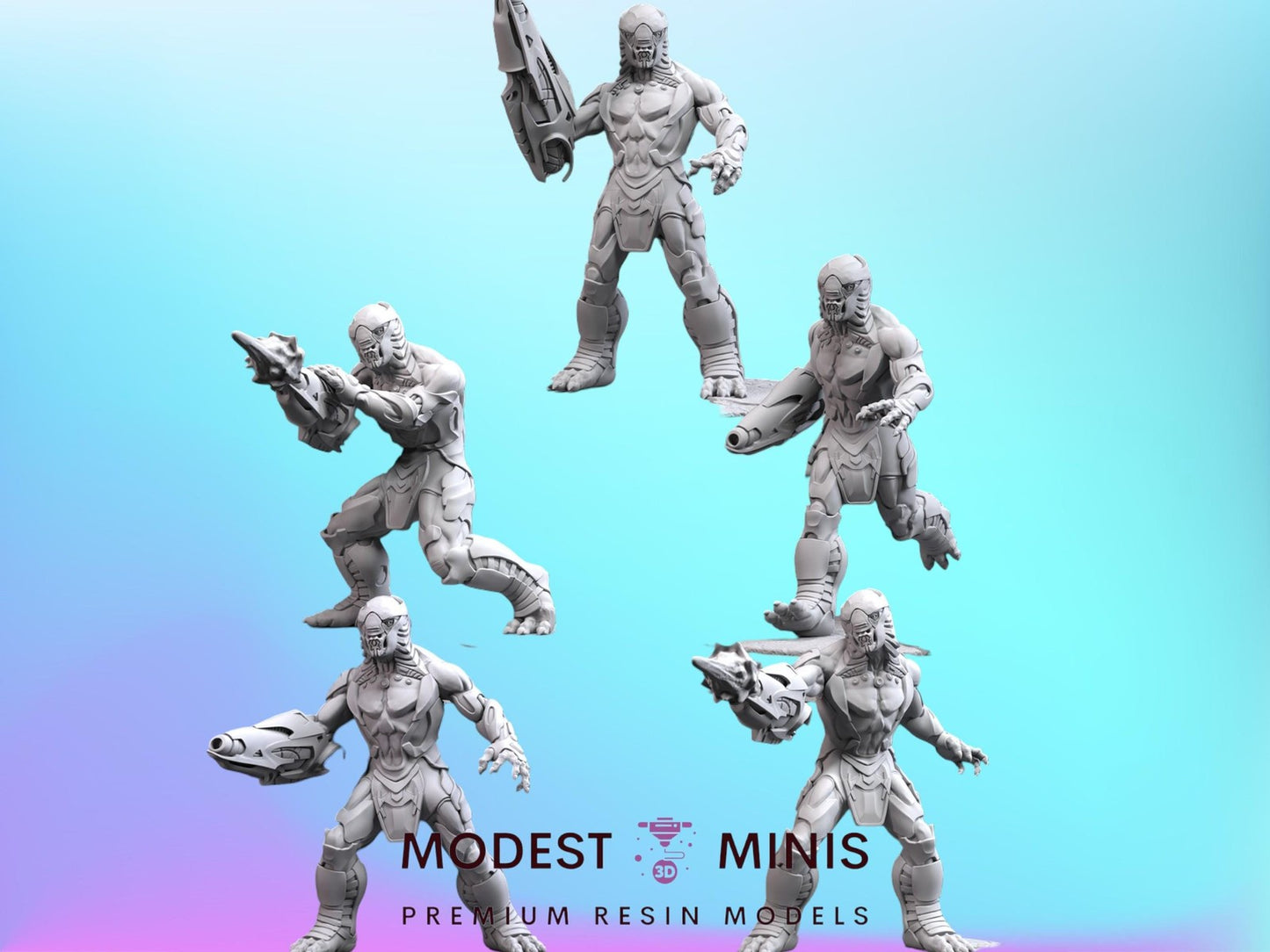 Chit Infantry - 32mm - 40mm Mini | Crisis Protocol Proxy | C27