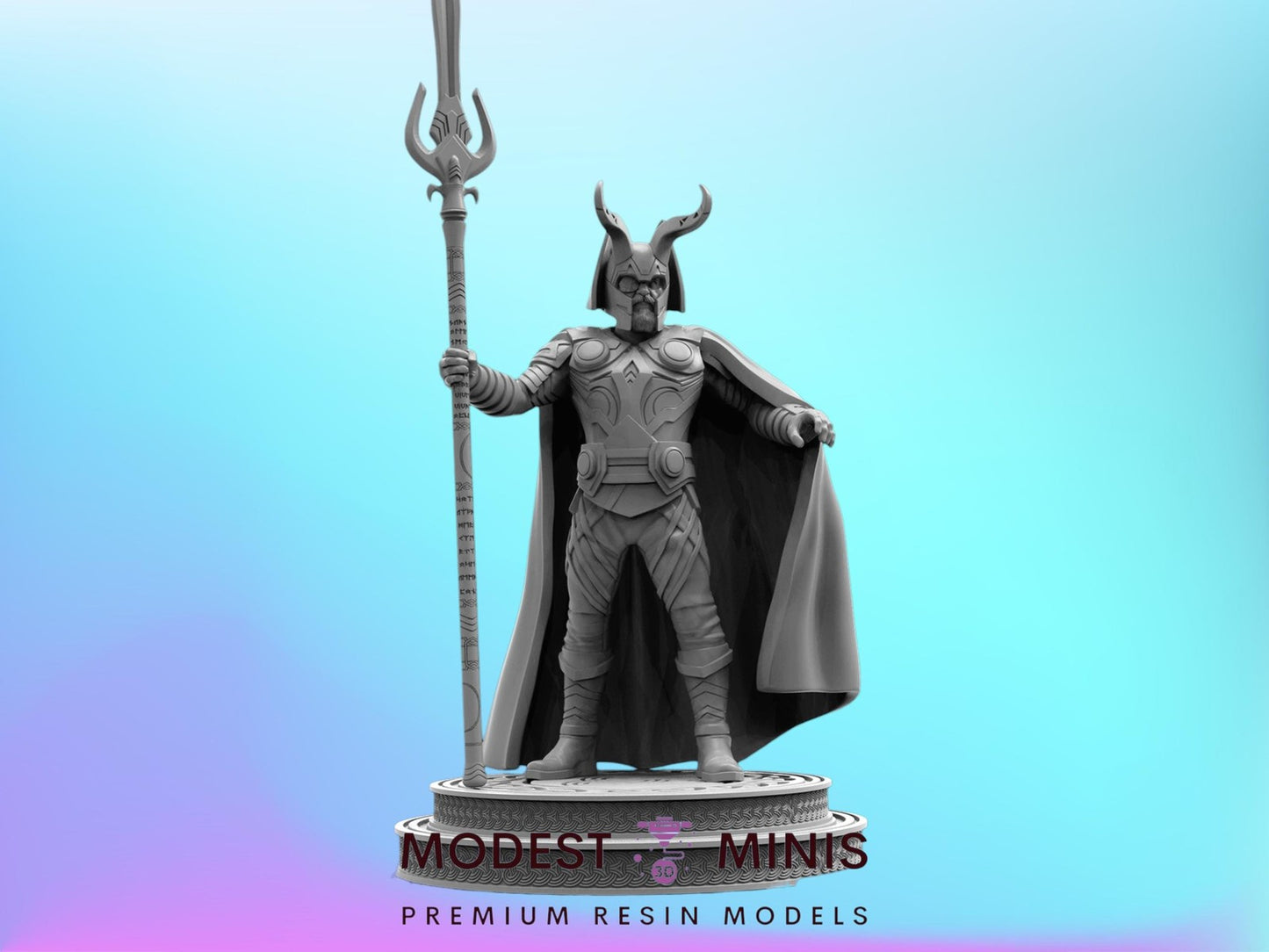 Trident All Father Odin - 40mm Miniature | Crisis Protocol Proxy | Trident