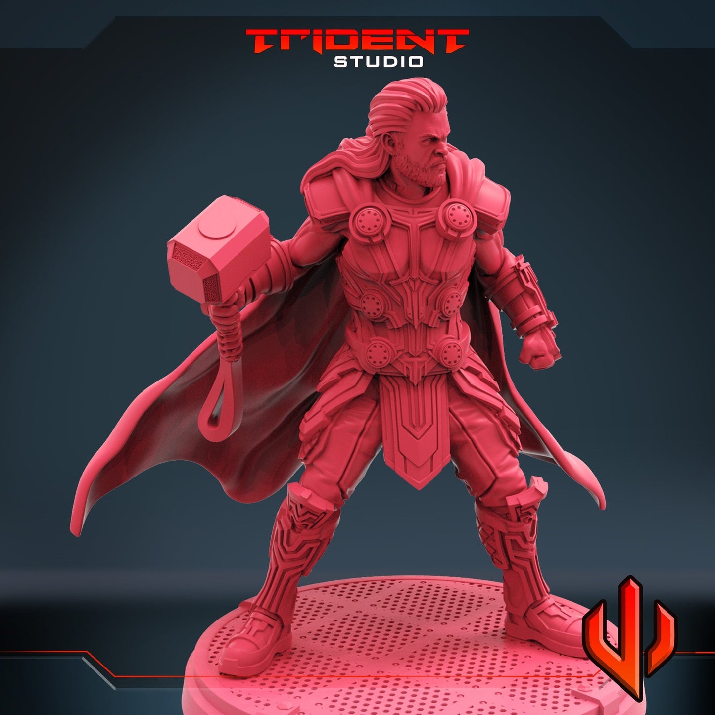 Thunder Love B - 40mm Miniature | Crisis Protocol Proxy | Trident