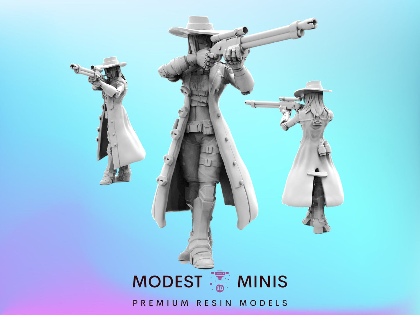 Kate Bane 4 - 32mm Scale Cyberpunk Mini | Papsikels