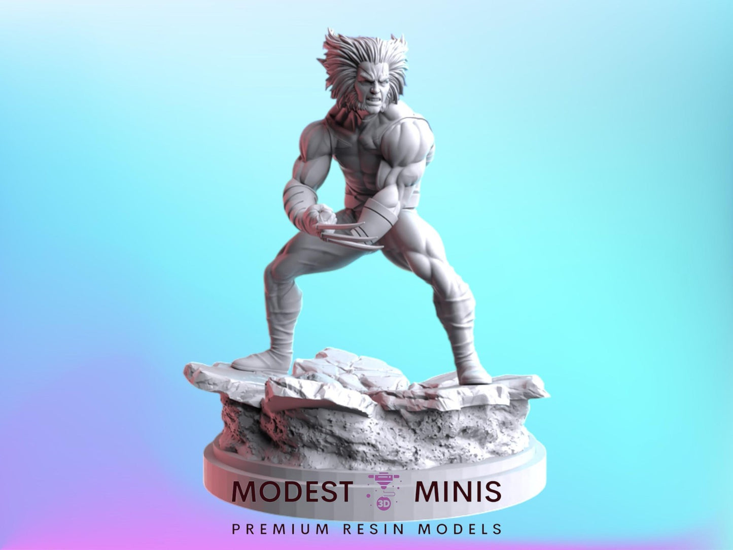 Scarred Savage - 32mm - 40mm Mini | DnD Mini | Superhero | C27