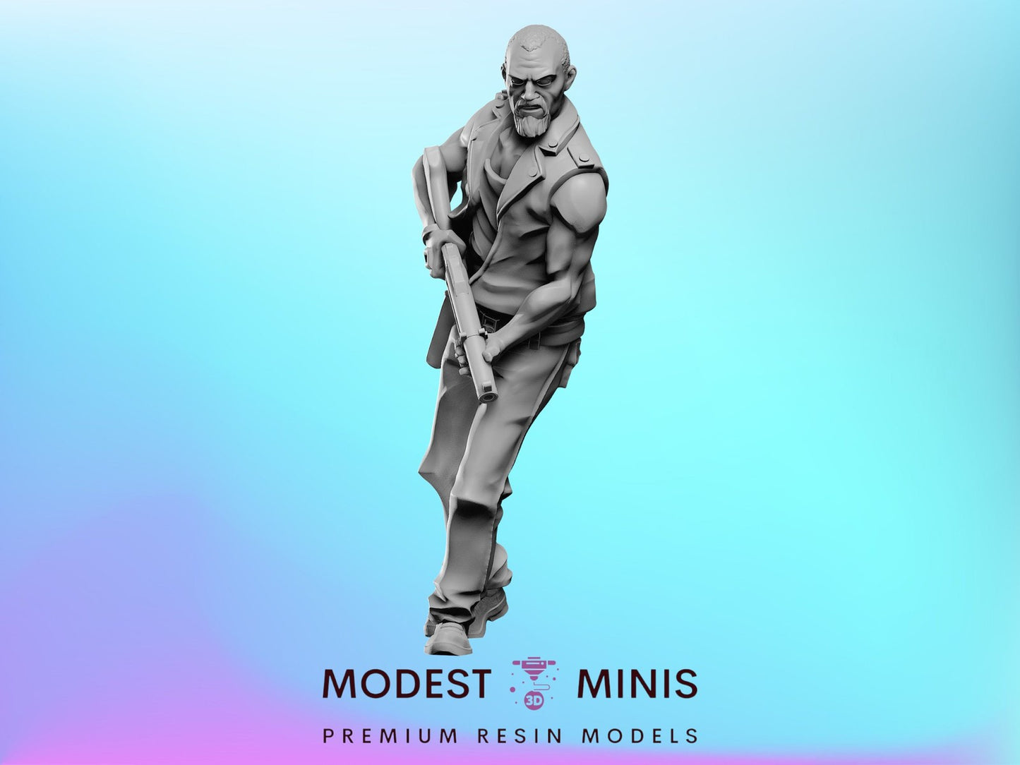Frank | 28mm - 100mm Scale Resin Mini | Zombicide | Vaultz
