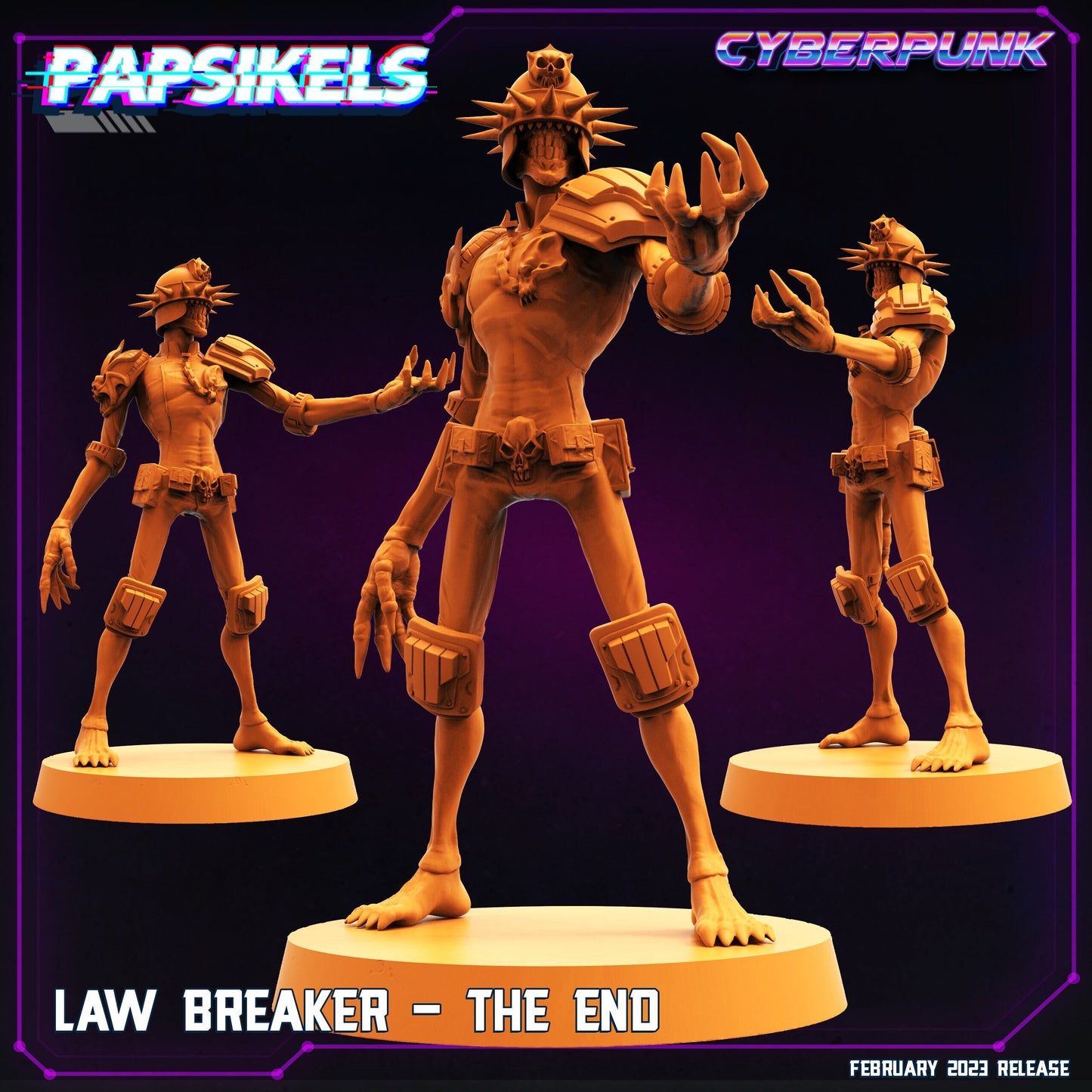 Law Breaker The End - 32mm Scale Alien Miniature | Batang City | Papsikels