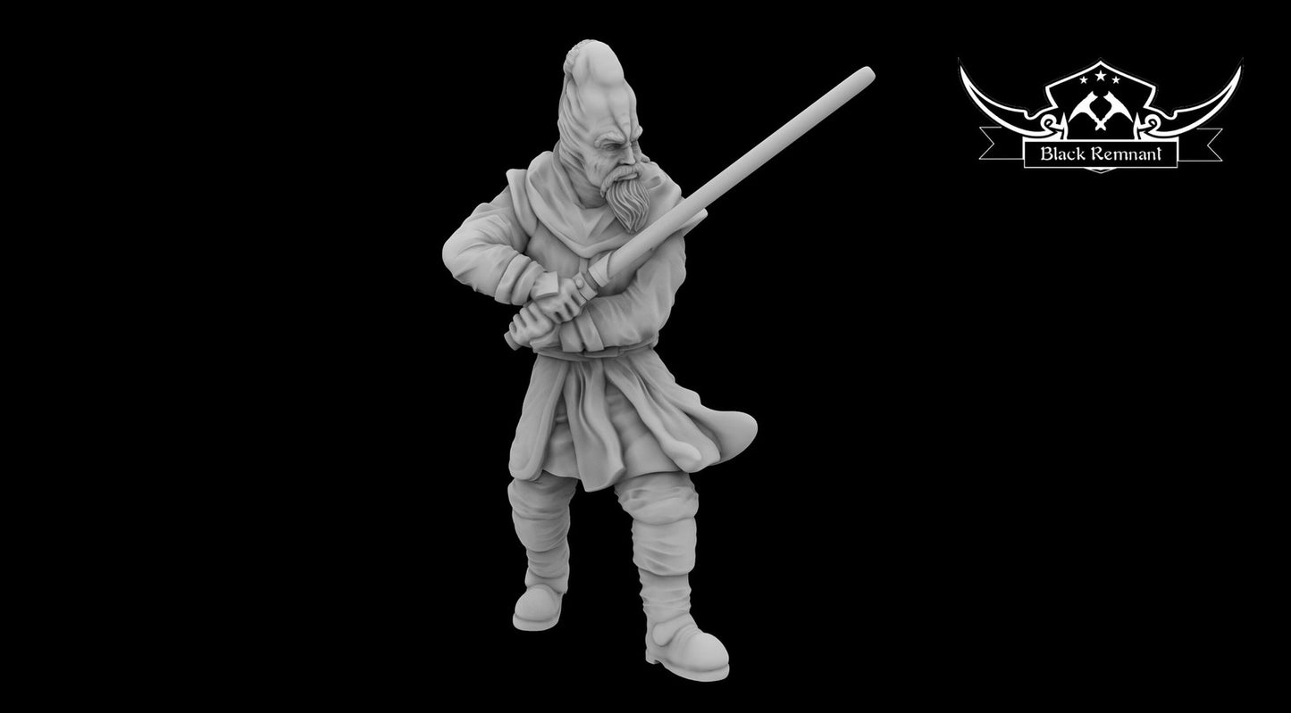 Mystical Galactic Warrior - 28mm - 40mm Scale | DnD | Star Wars Legion Mini