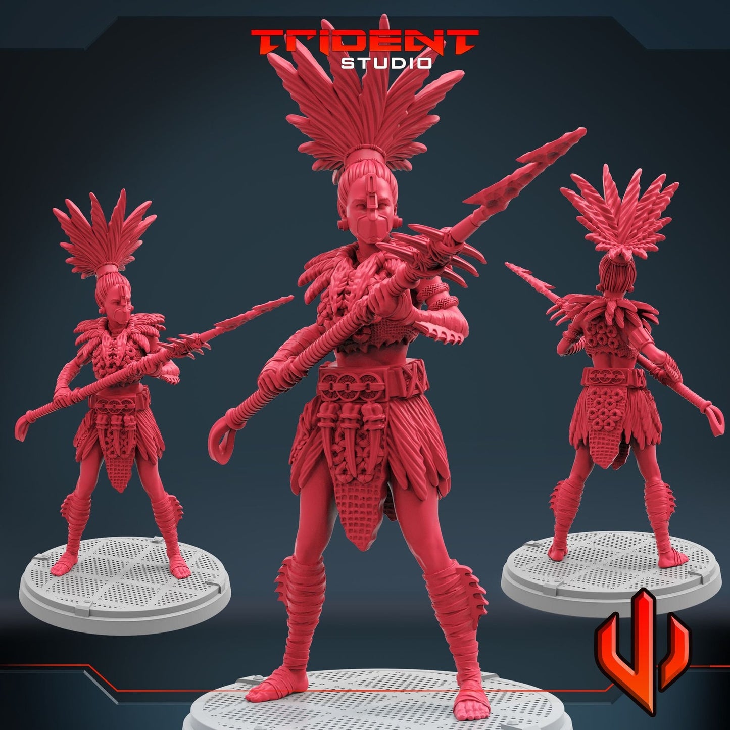 Sea Kings Cousin A - 40mm Miniature | Crisis Protocol Proxy | Trident