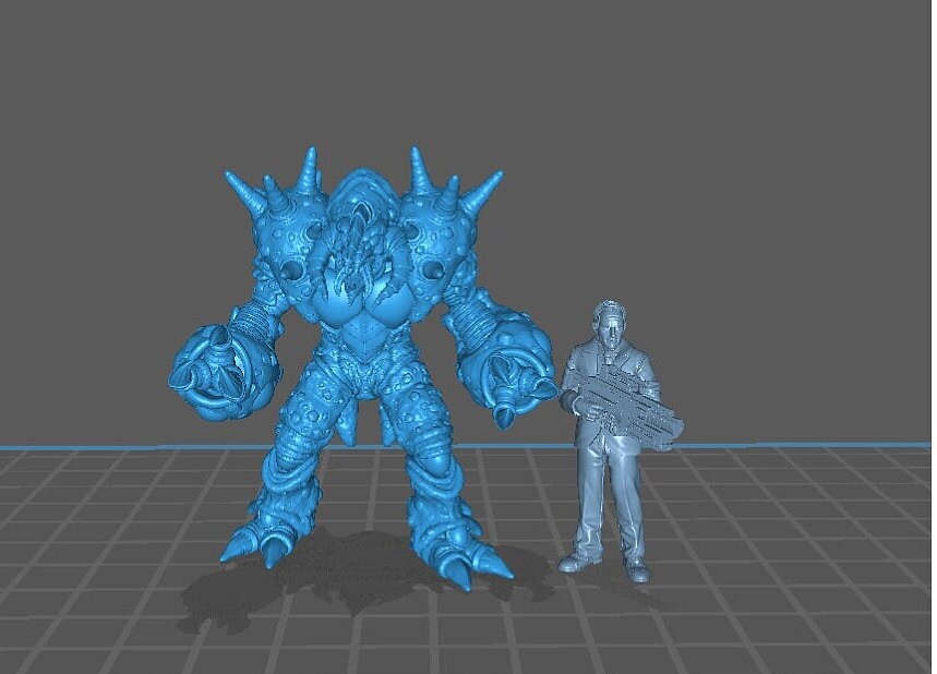 Papsinoid Durberus C - Resin Cyberpunk Miniature | Papsikels