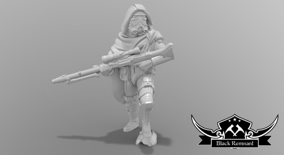 Recon Sniper Trooper - 28mm - 40mm Scale | Star Wars Legion Mini