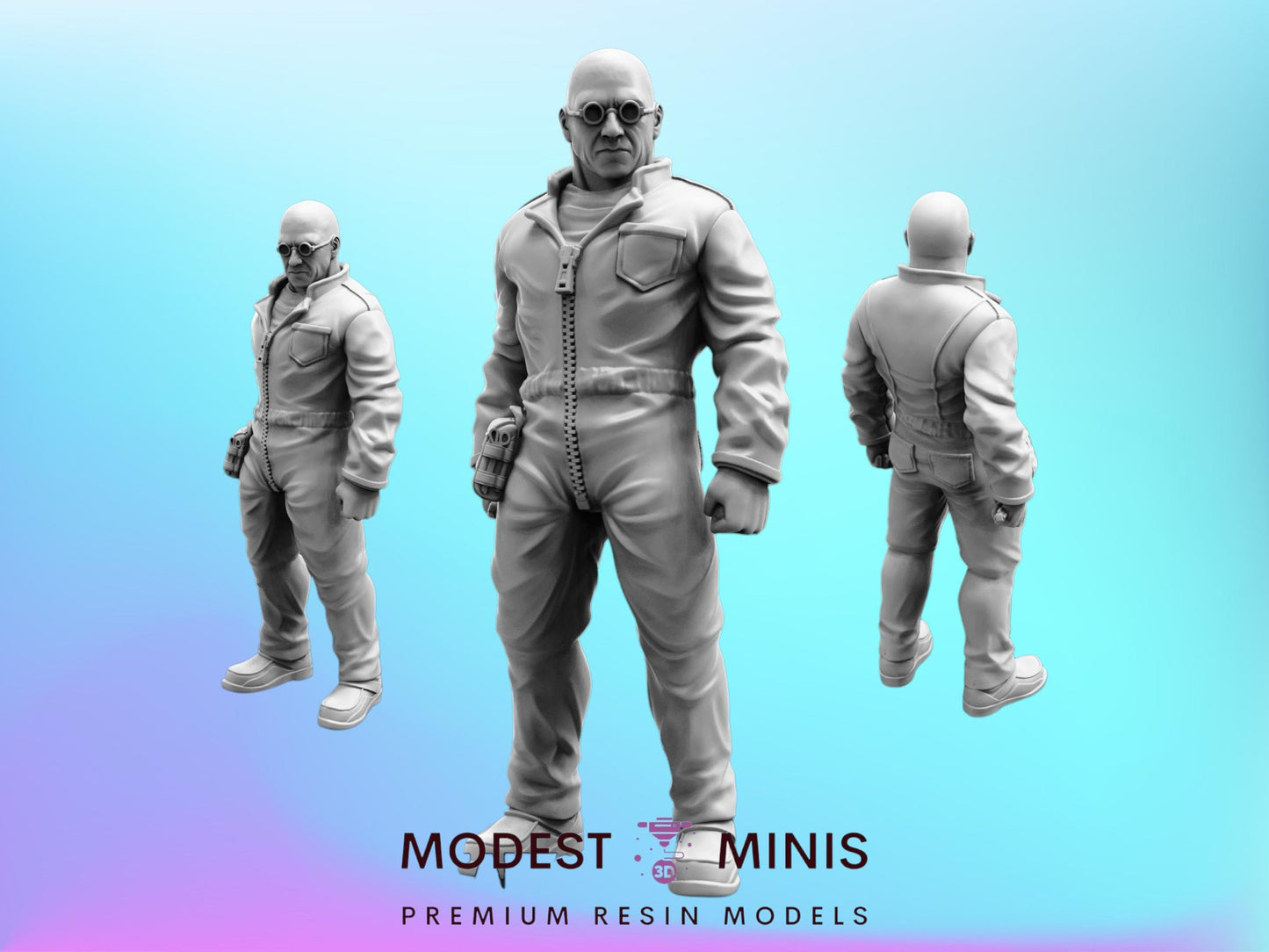 Replicant Combat Medic - 32mm Scale Alien Miniature | Cyberpunk | Blade Runner | | Papsikels