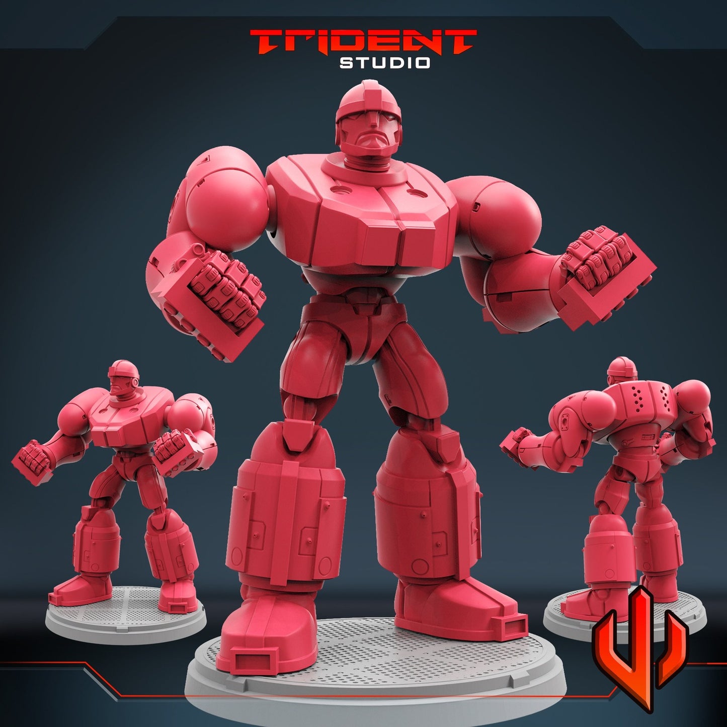 MVC Hunter Robot B - 32mm - 40mm Mini | Crisis Protocol Proxy | Trident