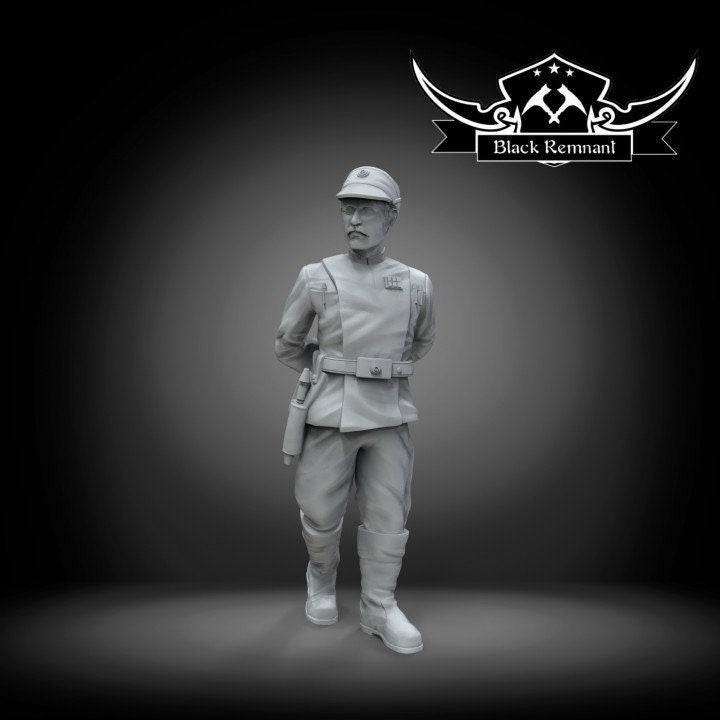 Authority Old Captain - 28mm - 40mm Scale | Star Wars Legion Mini